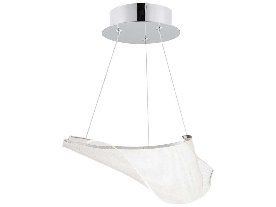 Rinkle 1-Light Polished Chrome Island Pendant