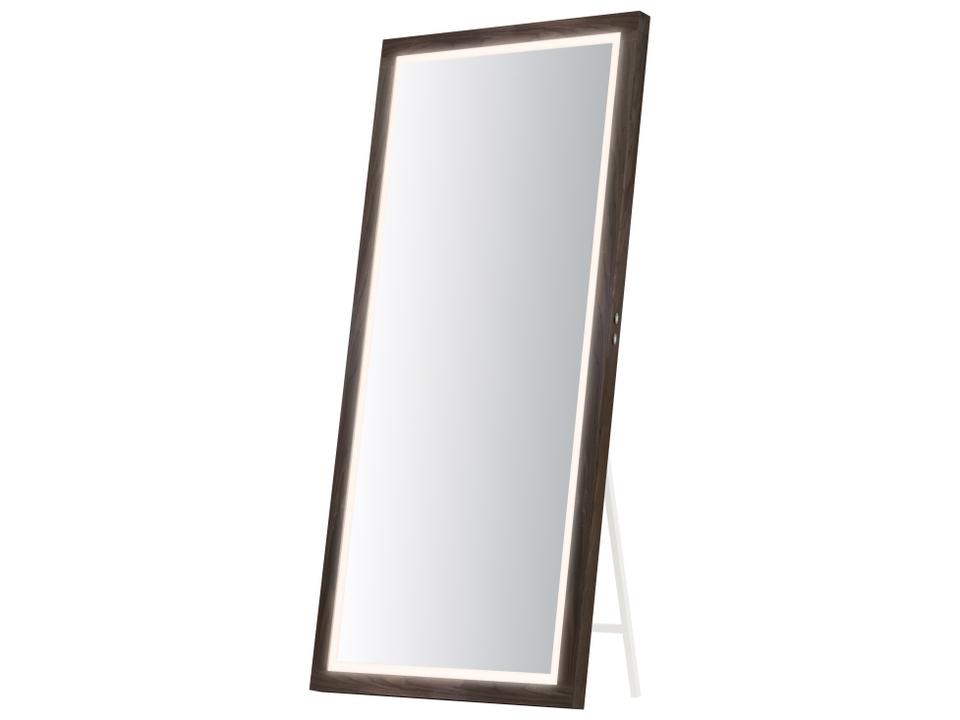 Sawyer Walnut Rectangular Floor Mirror