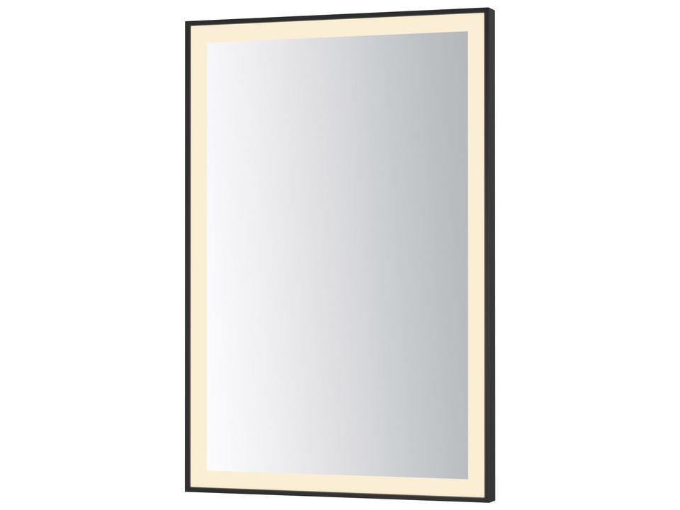 Framed Black Wall Mirror Rectangular