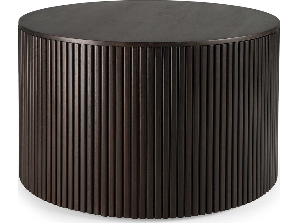 Roller Max Coffee Table Round Mahogany