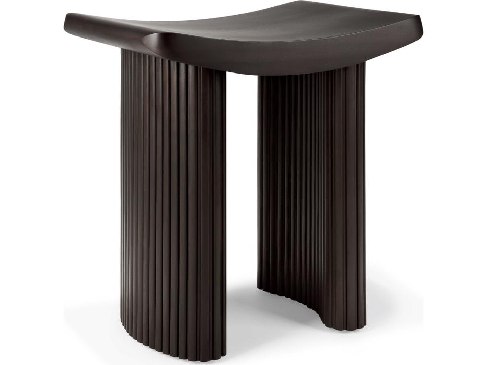 Roller Max Mahogany Dark Brown Stool
