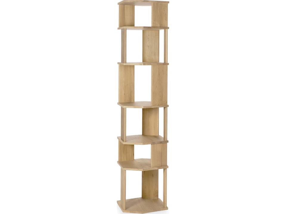Stairs Column Oak Bookcase
