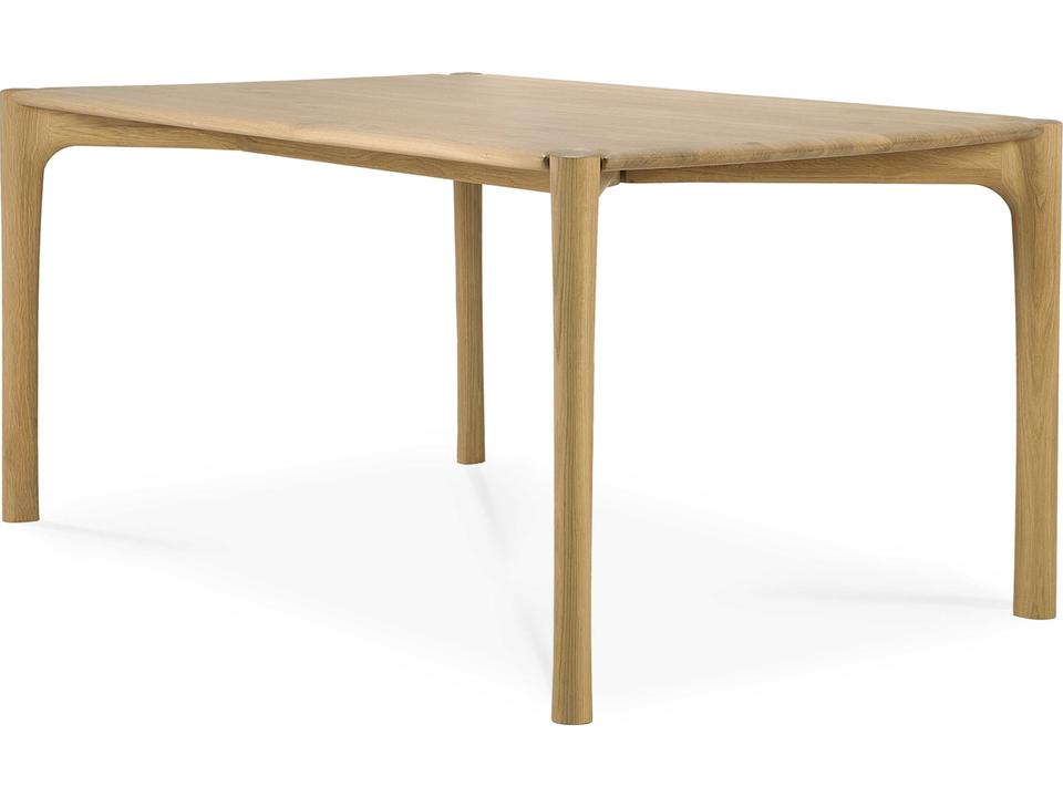 Pi Oak Dining Table 71 Inch Modern Solid Wood