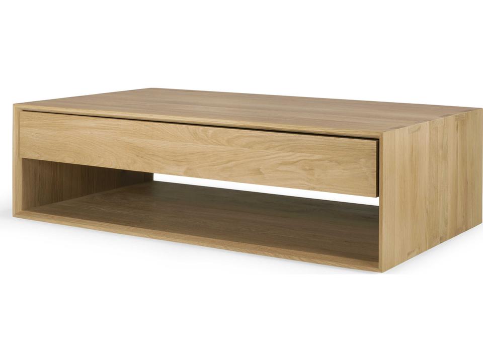 Nordic Coffee Table Solid Oak Rectangular