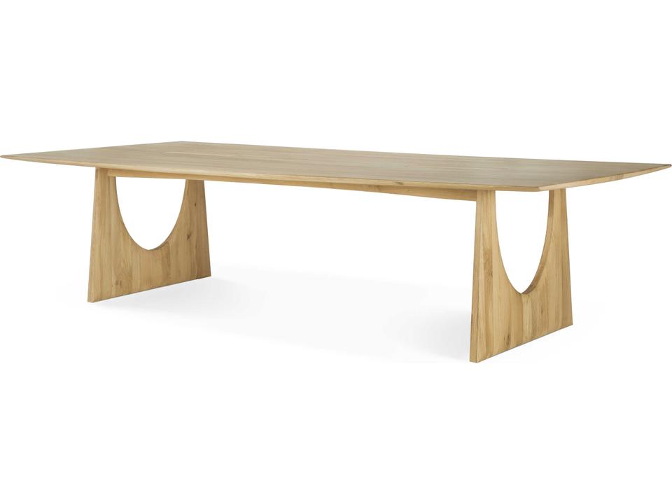 Geometric Oak Meeting Table