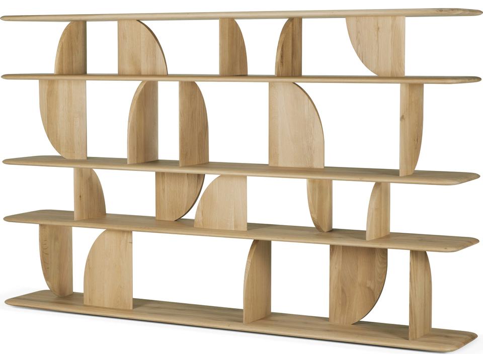Geometric Oak Rack