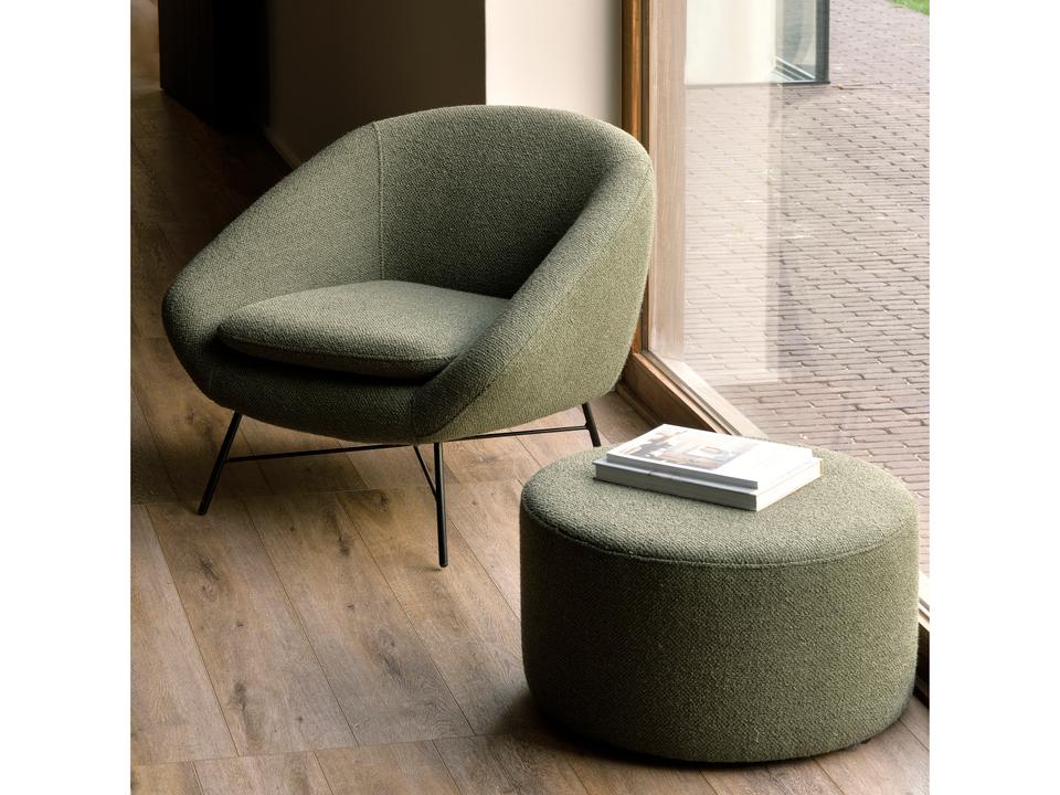 Barrow Chair and Ottoman Set
