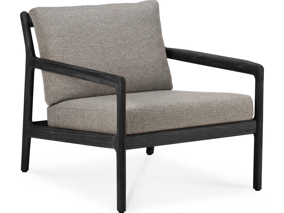 Jack Teak Black And Mocha Lounge Chair