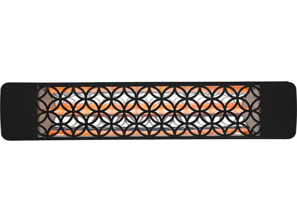 1500 Watt Plug-In Electric Infrared Single Element Outdoor Heater Decor Plate Clover 120V