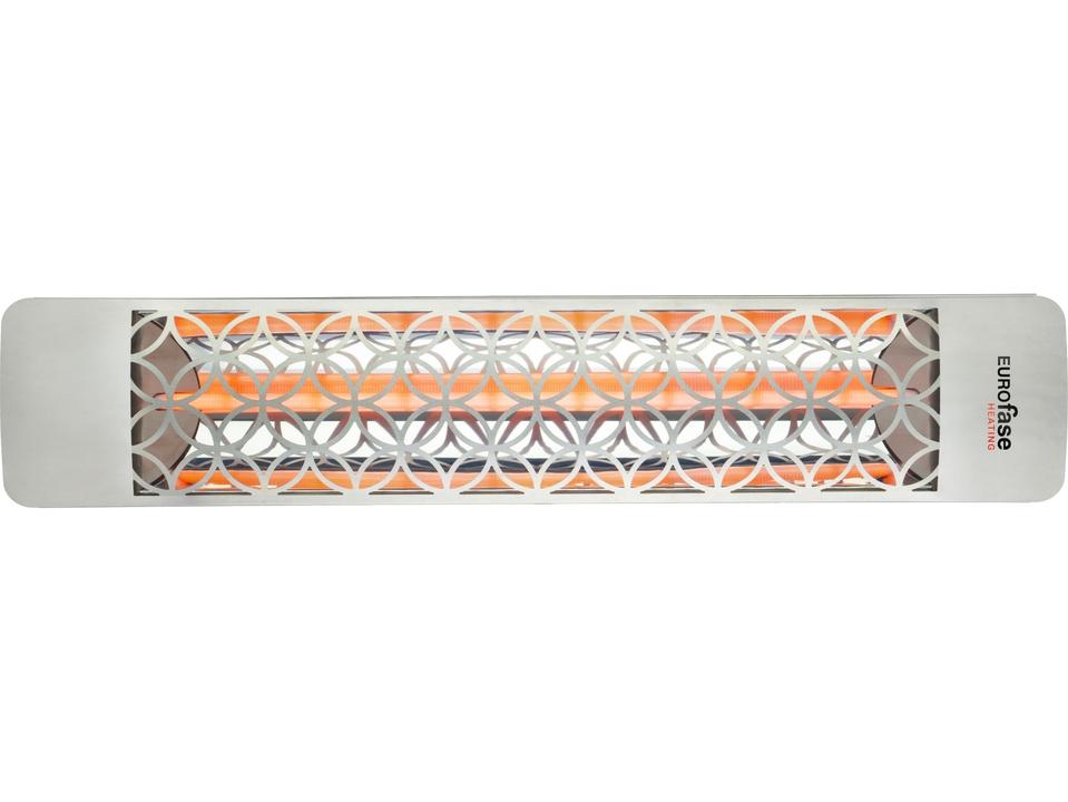 1500 Watt Plug-In Electric Infrared Single Element Patio Heater Decor Plate Clover 120V