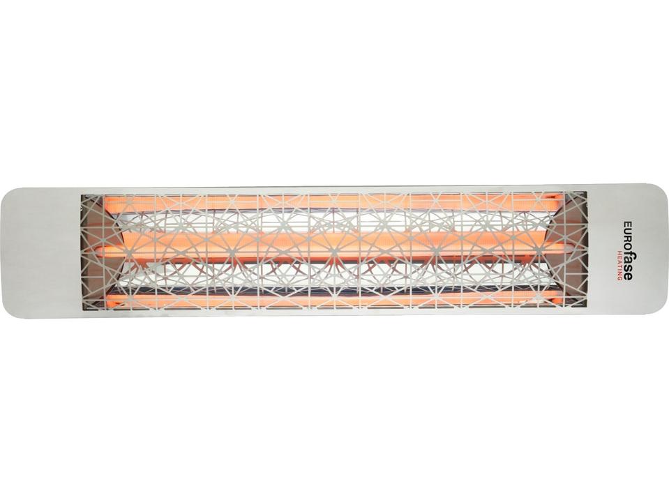 EF15 Series Astra 1500W Electric Infrared Patio Heater in Stainless Steel