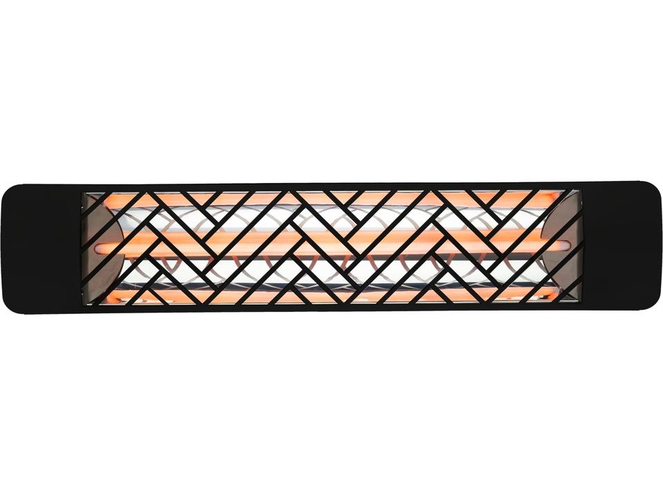 EF20 Series 39 Inch Single Element Electric Outdoor Heater in Black