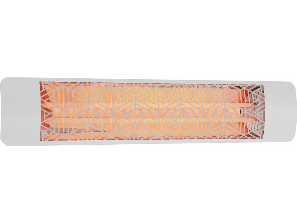 EF50 Series 5000 Watt 39 Inch Dual Element Infrared Patio Heater in White
