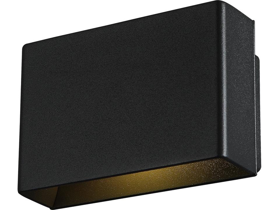 Vello 1-Light Outdoor Wall Light in Black