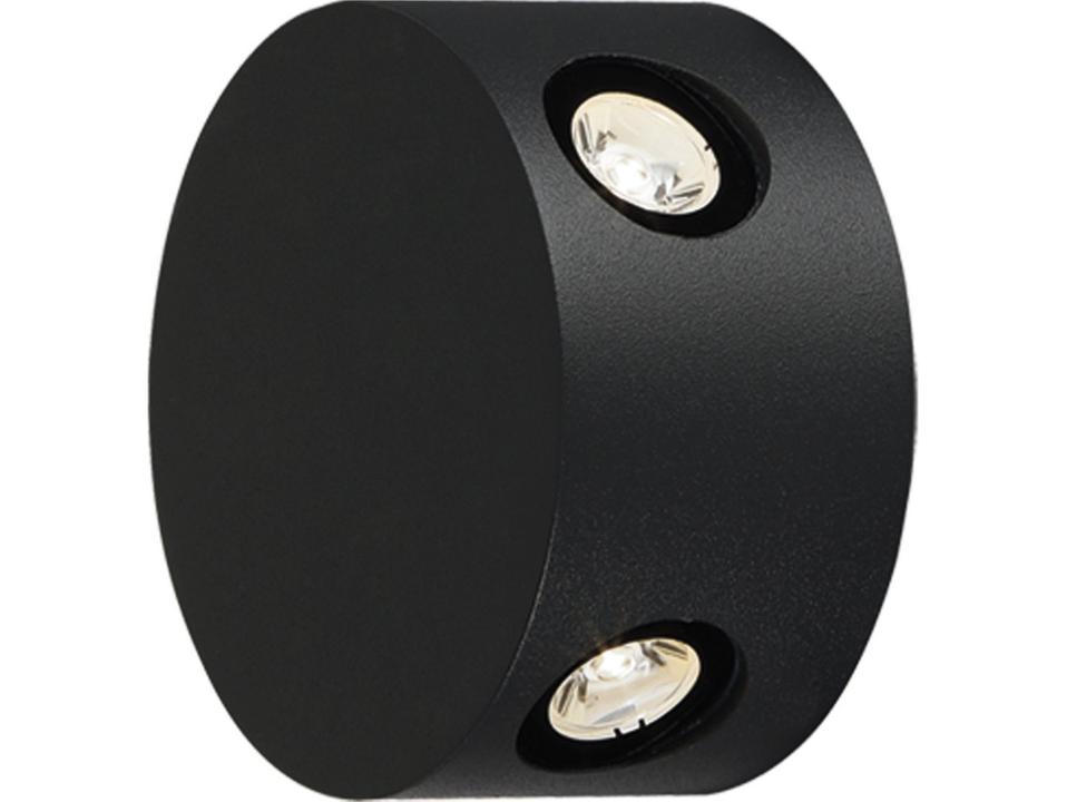 Pass 4-Light LED Outdoor Wall Sconce in Black