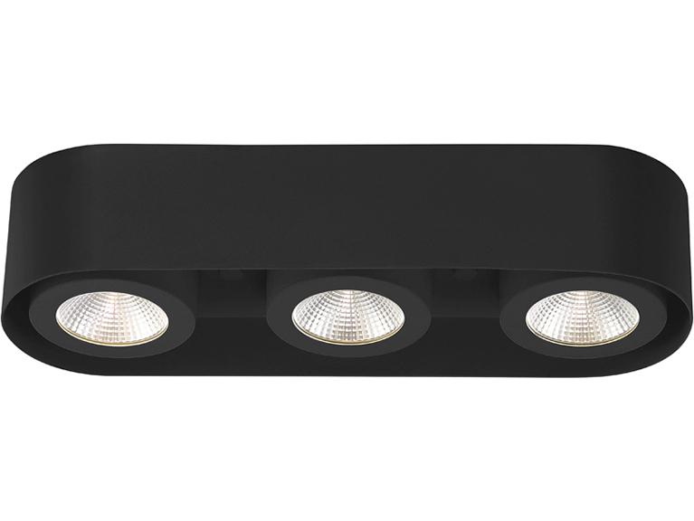 Nymark Black Cylinder Flush Mount