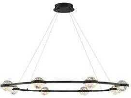 Circolo Black Globe Chandelier