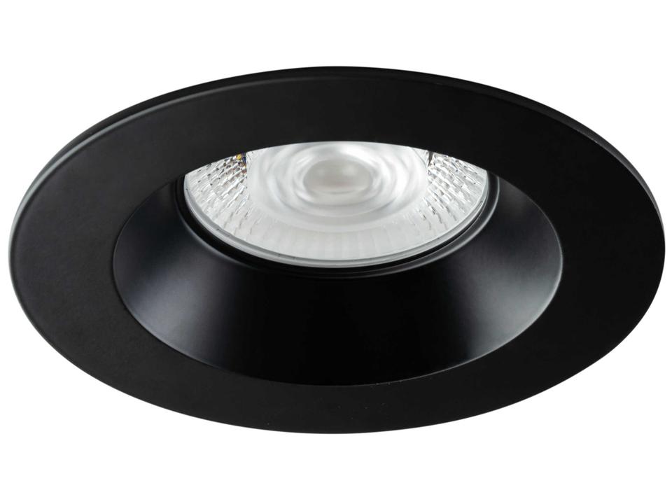 Midway 6-inch Round Recessed Downlight Black