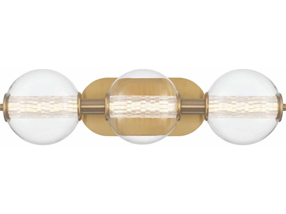 Atomo LED Vanity Light Modern Gold