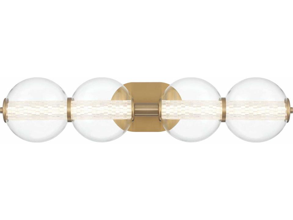 Atomo LED Vanity Light in Gold