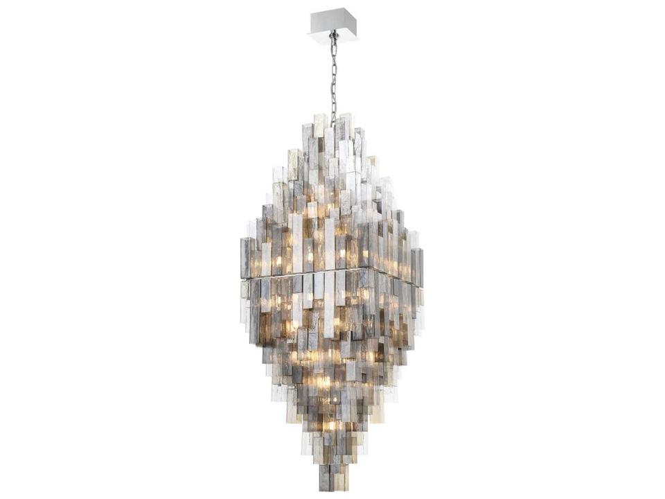Altesa 68-Light Chrome Geometric Chandelier