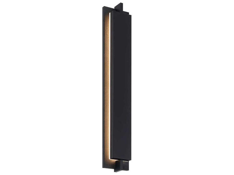 Tribek 32-Inch 1-Light Outdoor Wall Sconce in Matte Black