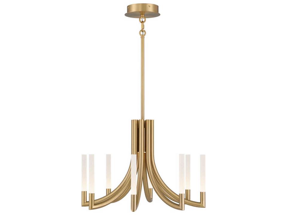 Olette 8-Light Gold Linear Chandelier