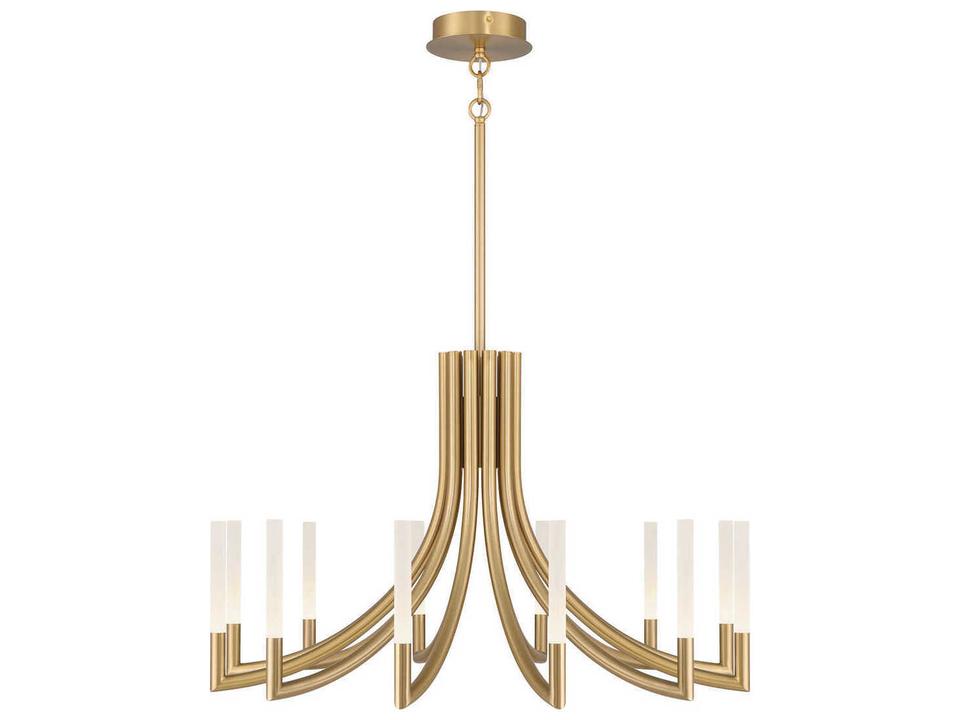 Olette 12-Light Gold Linear Chandelier