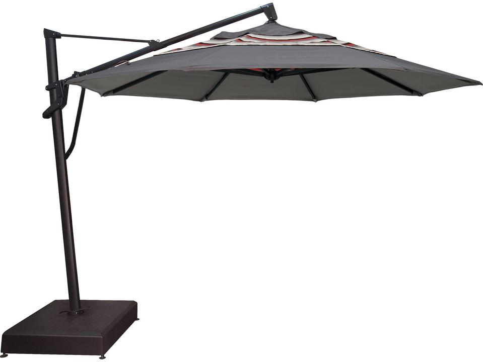 AKZ PLUS 13-Foot Octagon Cantilever Patio Umbrella with Easy Tilt and 360-Degree Rotation