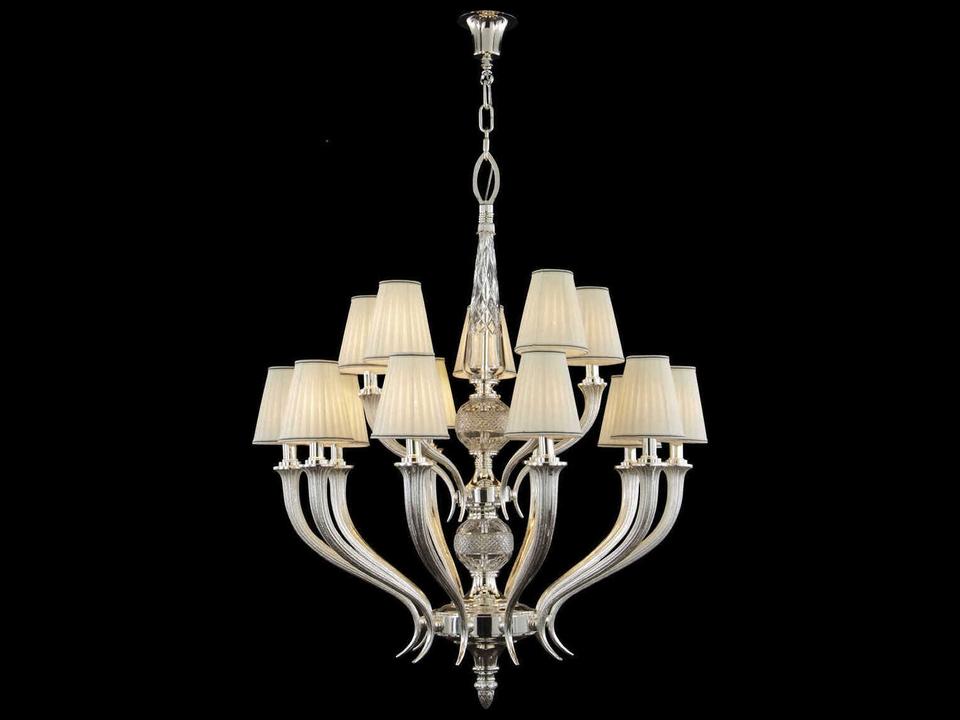 15-Light Mariner Luxury Chandelier in Antique Silver Plated