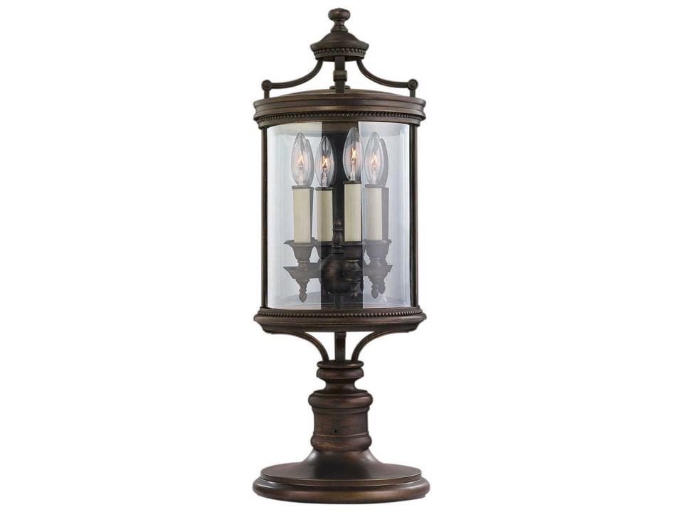 Louvre 4-Light Post Light in Fine Bronze