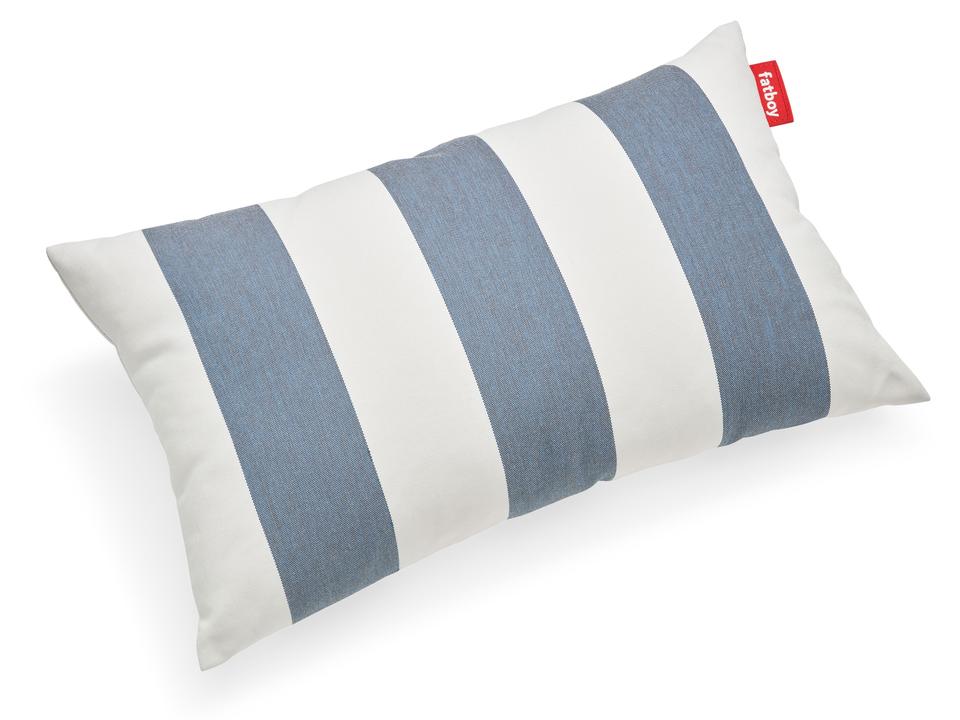 King Pillow - Stripe Ocean Blue