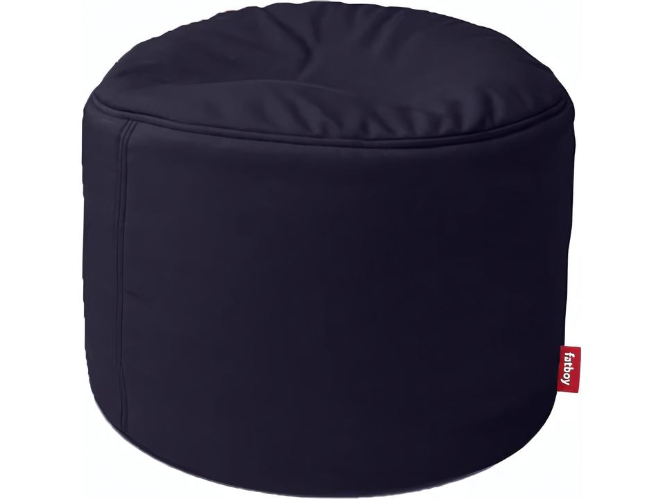 Point Pouf Ottoman in Dark Ocean