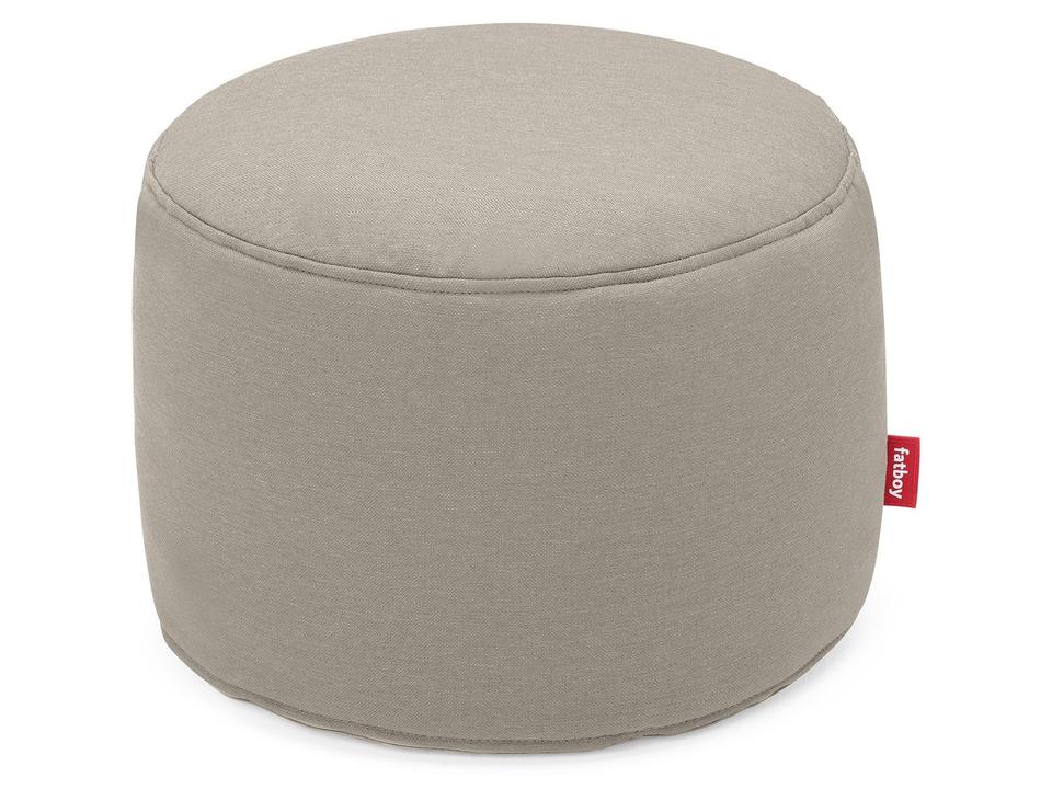 Point Pouf Ottoman in Grey Taupe