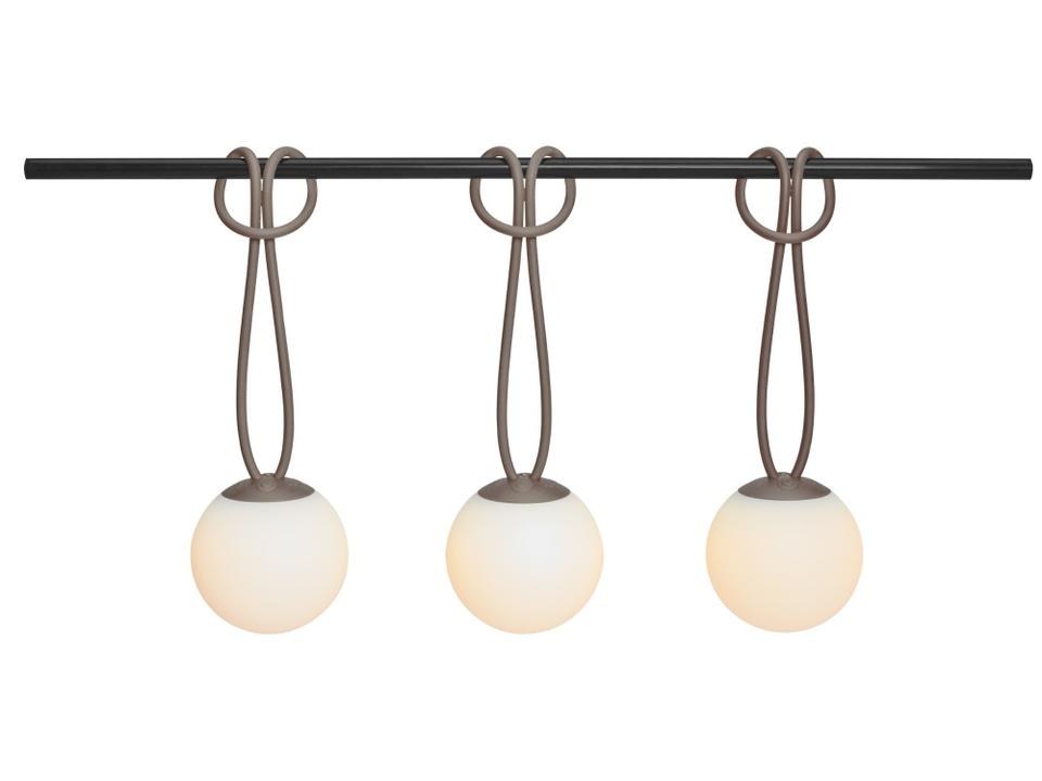Bolleke Mini Hanging Lamp (Set of 3) in Taupe
