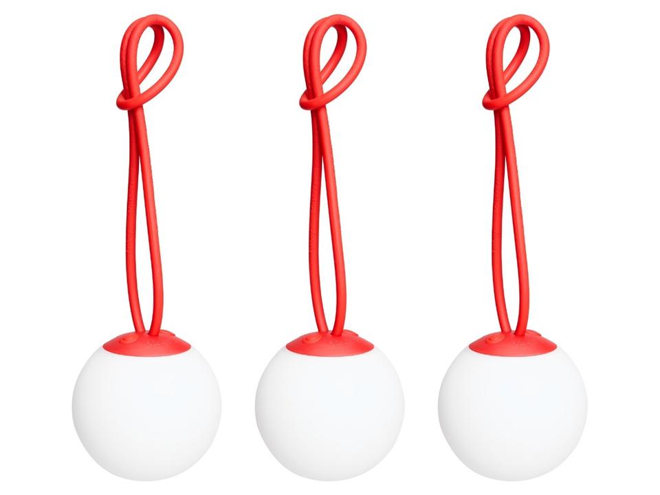 Bolleke Mini Hanging Lamp (Set of 3) in Red