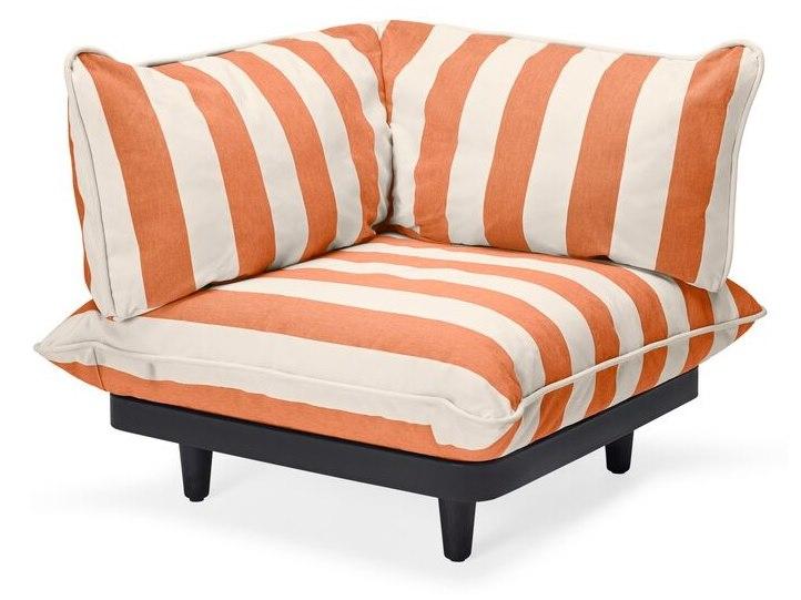 Paletti Corner Seat Orange Cream Sofa