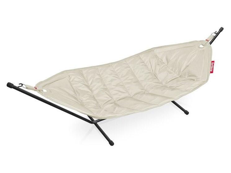 Headdemock Cream Incl. Rack Black + Pillow Cream Hammock