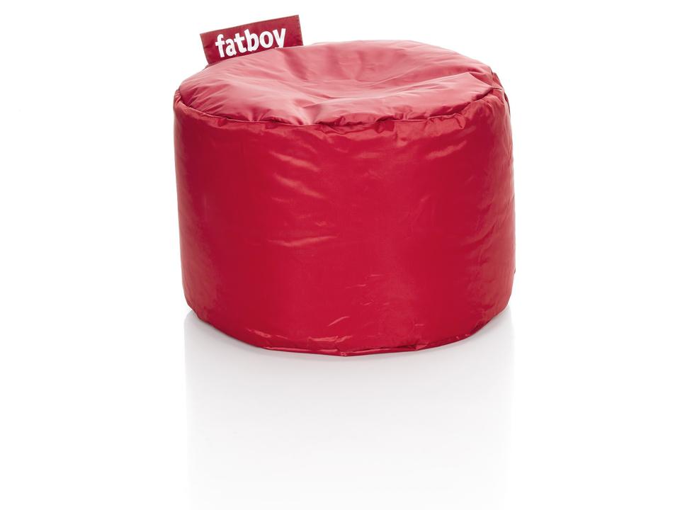 Point Pouf Ottoman in Red