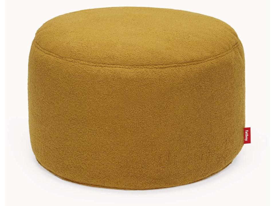 Point Large Sherpa Pouf in Cider