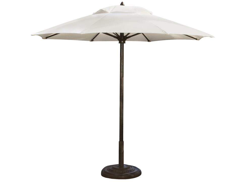 Fiberbuilt Patio Umbrellas Prestige Diamante 11 Foot Octagon Pulley & Pin Fiber Teak Patio Umbrella