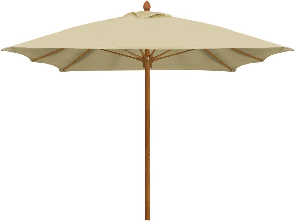 Prestige Diamante 6 Foot Square Fiberglass Rib Push Up Patio Umbrella