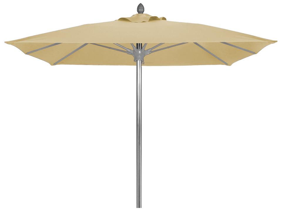 Prestige Riva 6-Foot Square Outdoor Umbrella with Push Up Lift