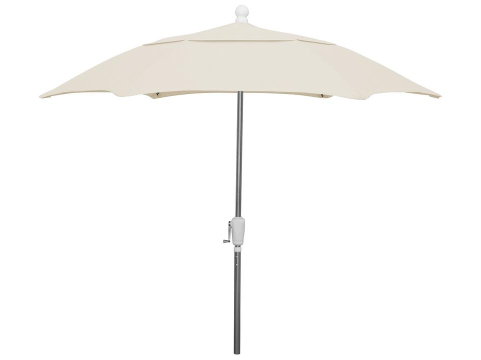 Fiberbuilt Outdoor Patio Umbrellas Quick Ship Home 7.5 Foot Hexagon Aluminum Outdoor Patio Umbrella
