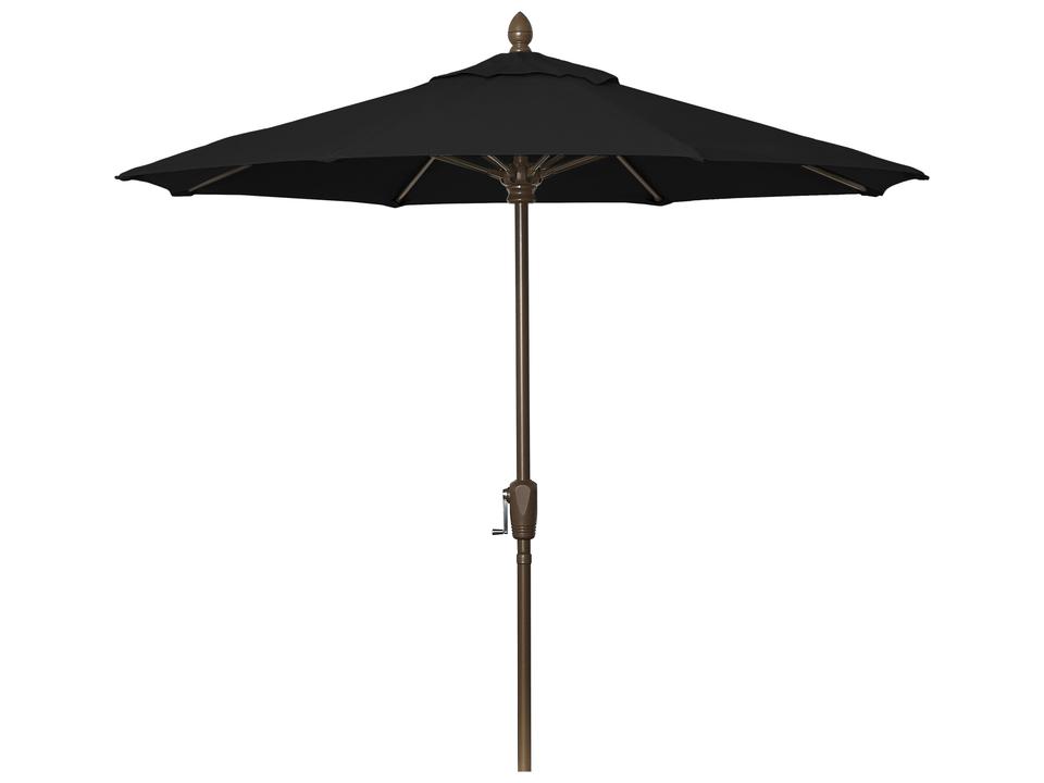 Fiberbuilt Market Crank 7.5 Foot Octagon Aluminum Outdoor Patio Umbrella