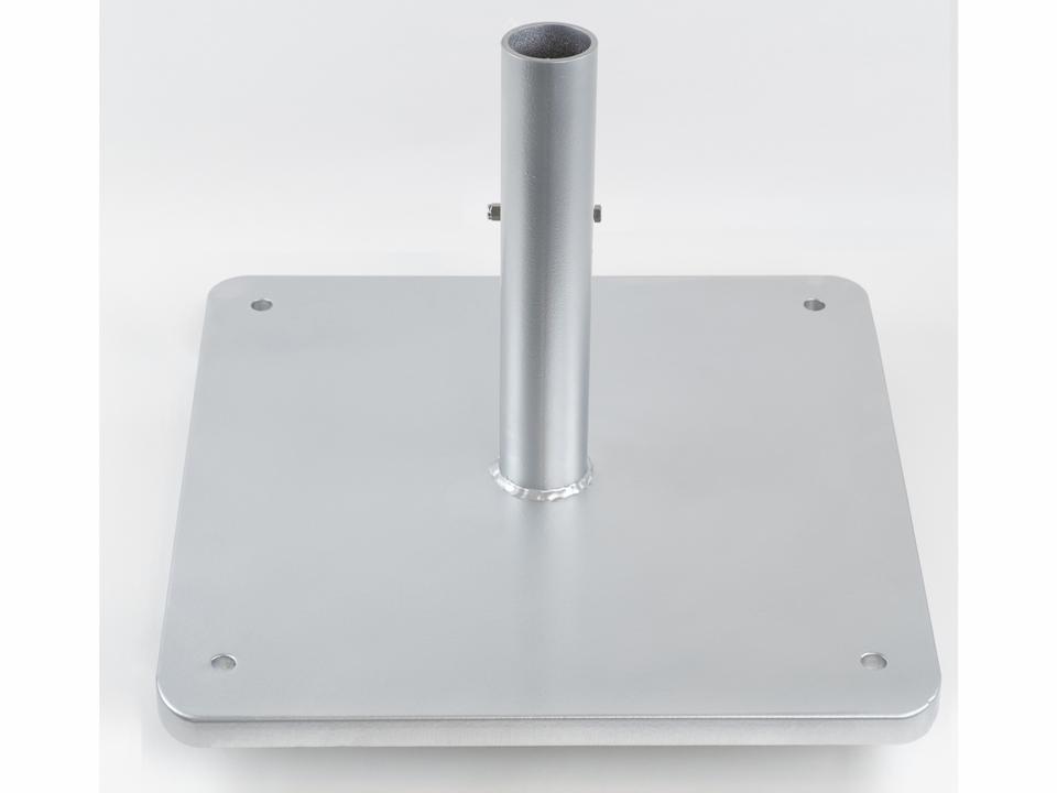 Steel Silver 24 Foot Square Umbrella Base