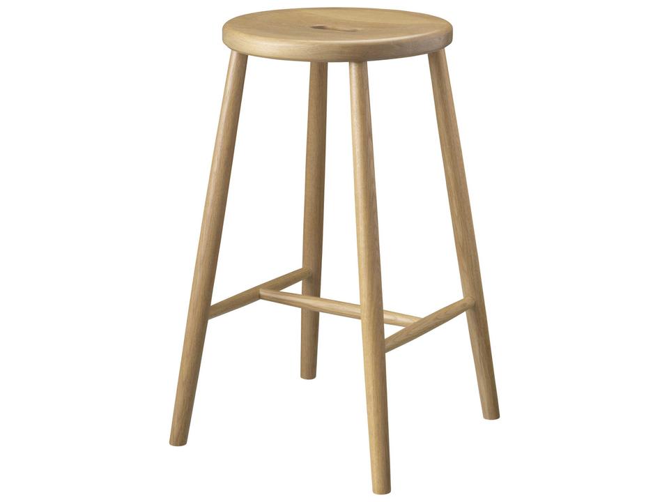 J27 Oak Wood Counter Stool