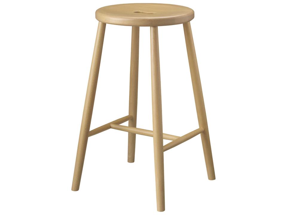 J27 Beech Wood Counter Stool