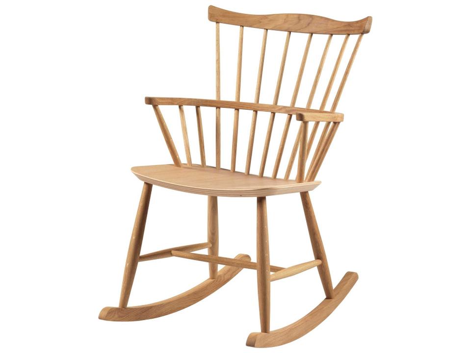 J52 Rocker Beige Rocking Chair