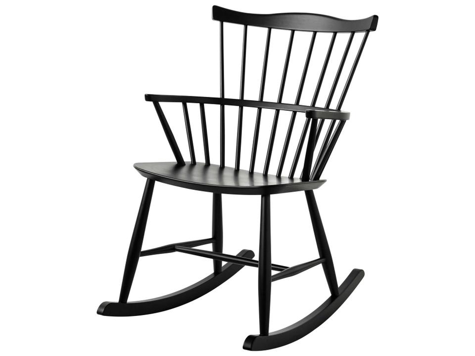 J52 Rocker Black Rocking Chair